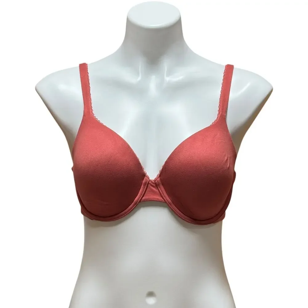 Victoria's Secret Body by Victoria Lined Perfect Coverage Underwire Bra Rust 36C